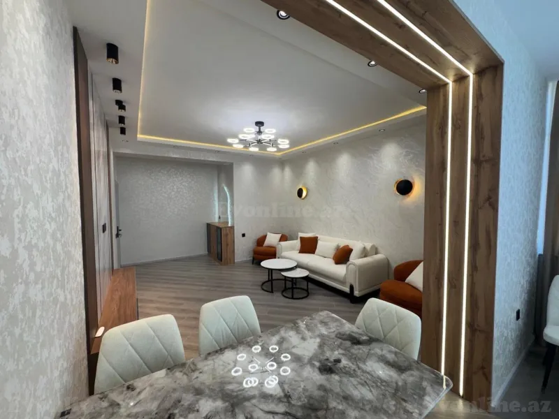 Satılır 2 otaqlı Mənzil Yeni tikili 83 m² Həzi Aslanov m. - şəkil 2