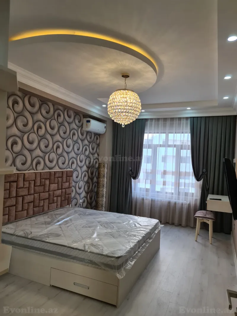 Kirayə verilir 2 otaqlı Mənzil Yeni tikili 110 m² 7-ci mikrorayon - şəkil 4