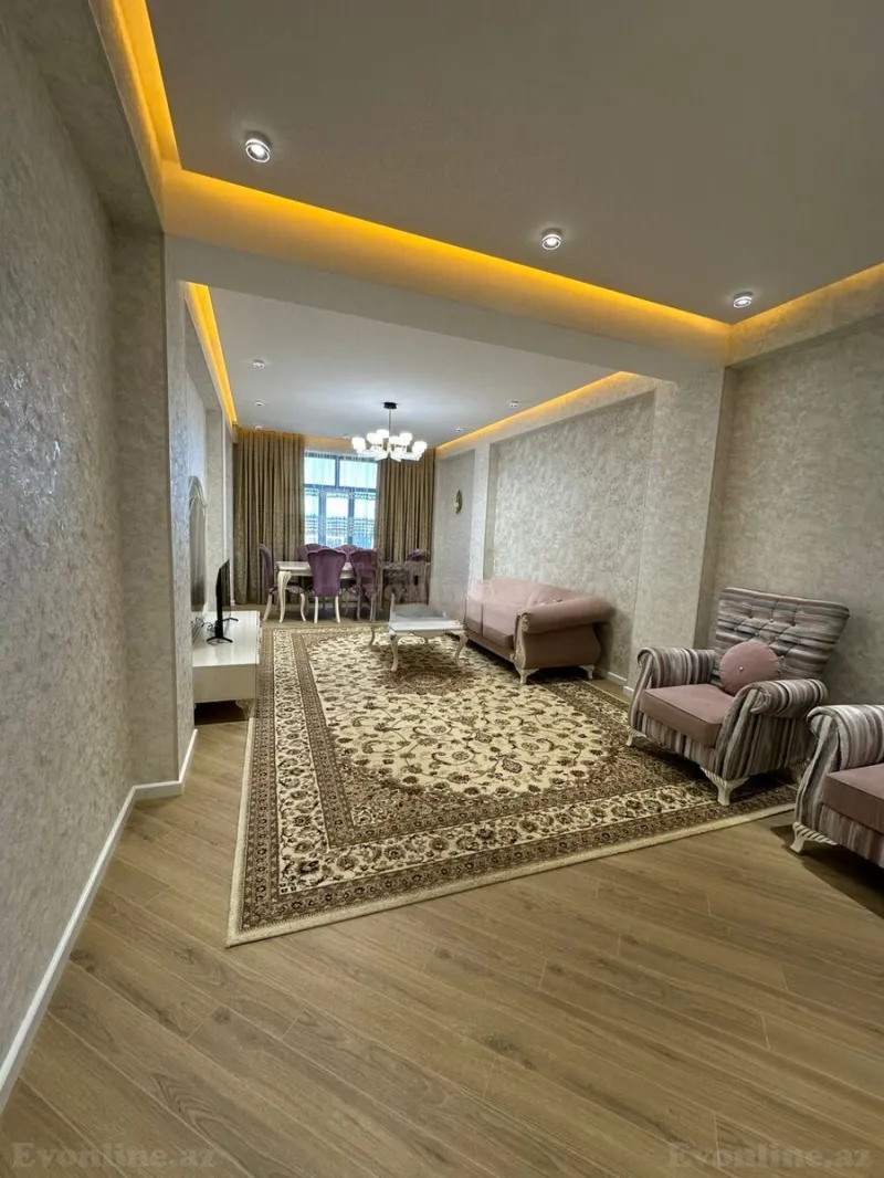 Kirayə verilir 3 otaqlı Mənzil Yeni tikili 142 m² 8-ci mikrorayon - şəkil 2
