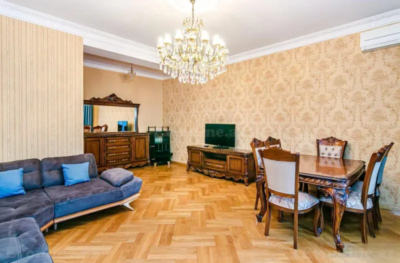 Kirayə verilir 3 otaqlı Mənzil Yeni tikili 155 m² Nəsimi r. - şəkil 2