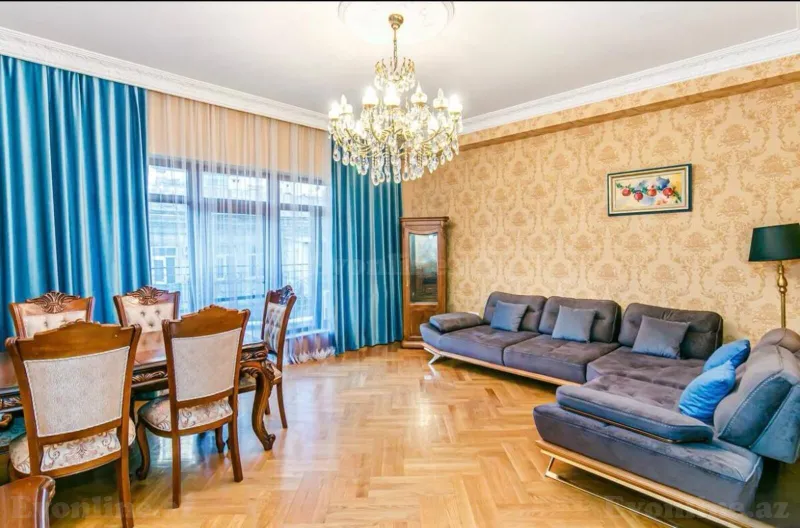 Kirayə verilir 3 otaqlı Mənzil Yeni tikili 155 m² Nəsimi r. - şəkil 6