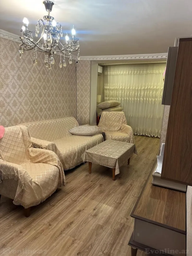 2 otaqlı Mənzil 70 m² Elmlər Akademiyası m. Kirayə verilir