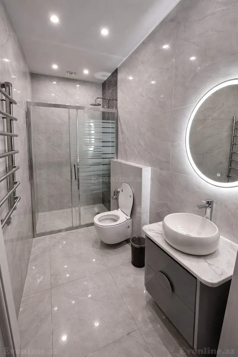 Satılır 2 otaqlı Mənzil Yeni tikili 89 m² Nəsimi r. - şəkil 8