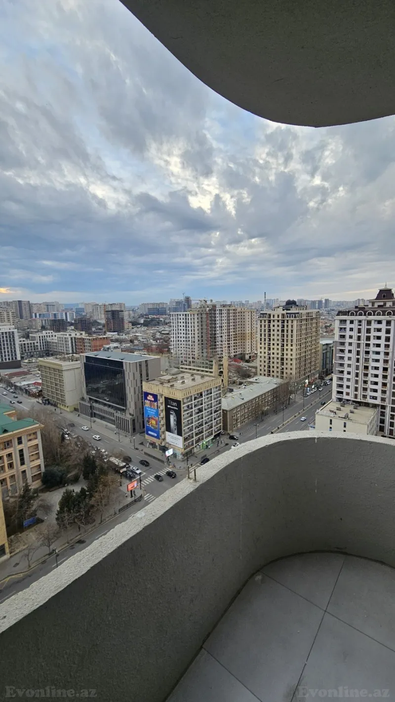 Kirayə verilir 2 otaqlı Mənzil Yeni tikili 70 m² Nəsimi r. - şəkil 3