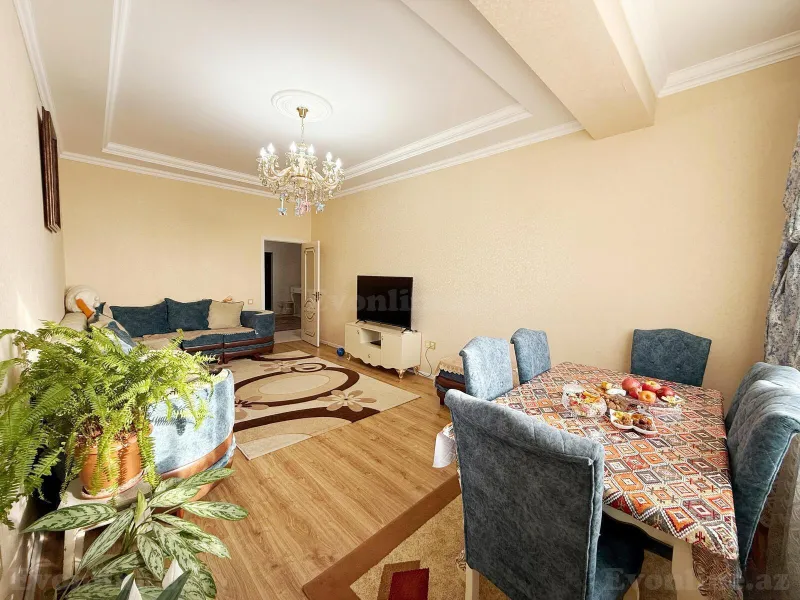 Satılır 3 otaqlı Mənzil Yeni tikili 110 m² Qara Qarayev m. - şəkil 2
