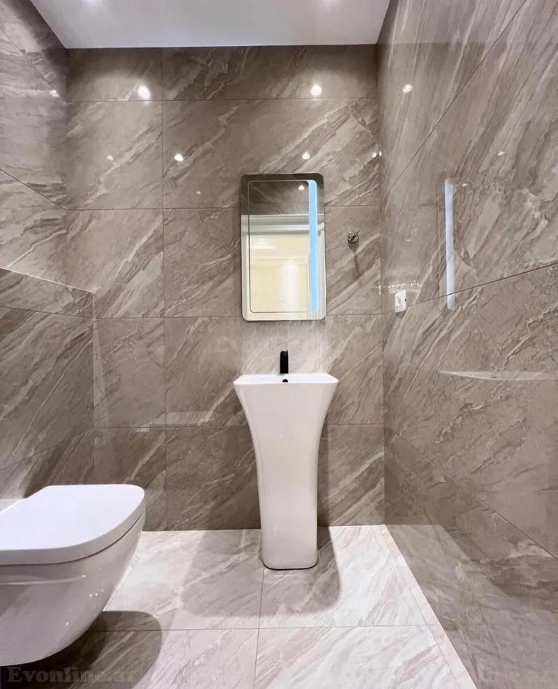 Kirayə verilir 2 otaqlı Mənzil Yeni tikili 80 m² Nəsimi r. - şəkil 8