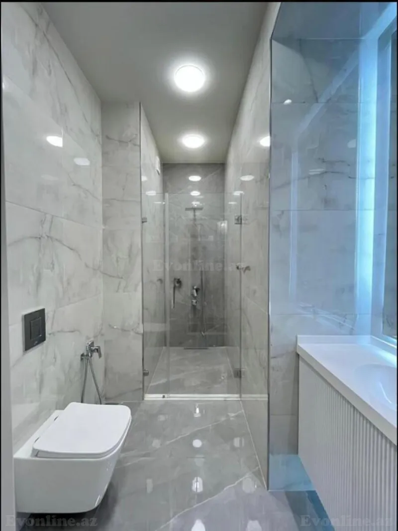 Kirayə verilir 3 otaqlı Mənzil Yeni tikili 140 m² Nəsimi r. - şəkil 13