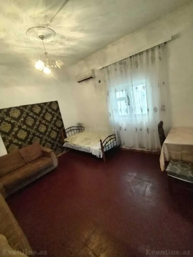 Kirayə verilir 1 otaqlı Həyət evi 40 m² Nizami m. - şəkil 3