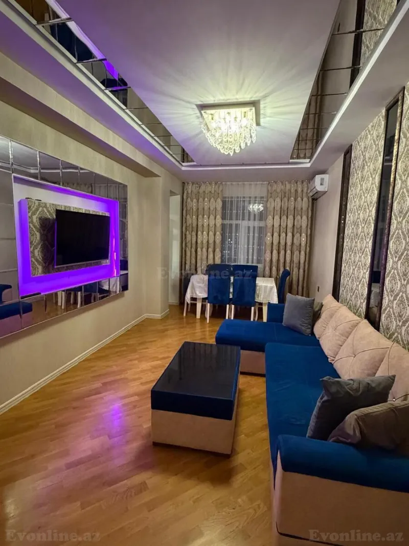 2 otaqlı Mənzil 85 m² Qara Qarayev m. Kirayə verilir