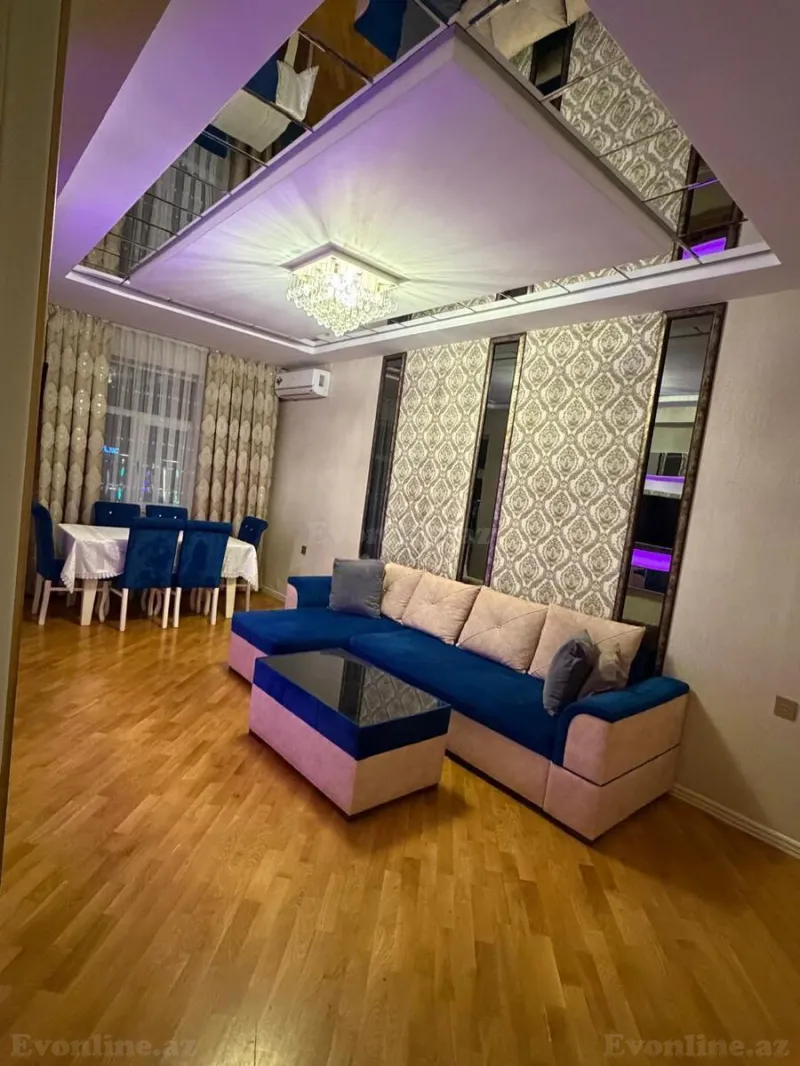Kirayə verilir 2 otaqlı Mənzil Yeni tikili 85 m² Qara Qarayev m. - şəkil 4