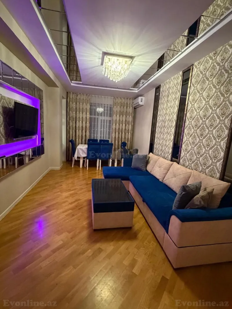 Kirayə verilir 2 otaqlı Mənzil Yeni tikili 85 m² Qara Qarayev m. - şəkil 5