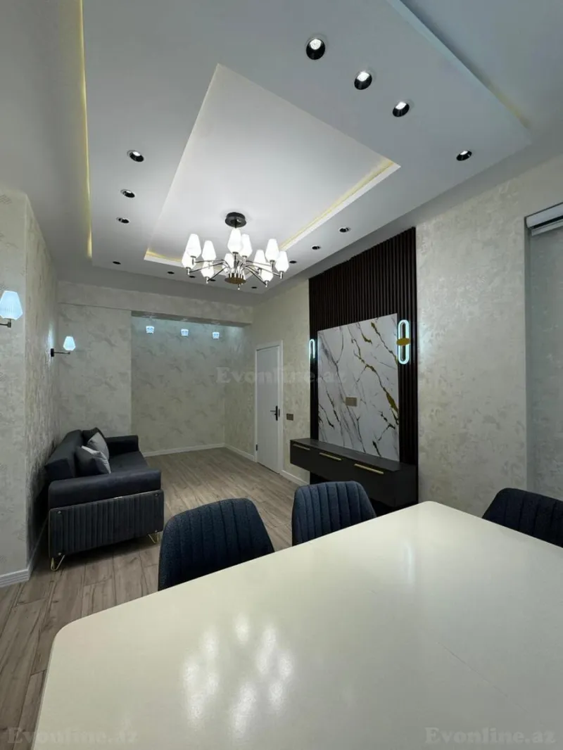 Satılır 2 otaqlı Mənzil Yeni tikili 78 m² Həzi Aslanov m. - şəkil 2