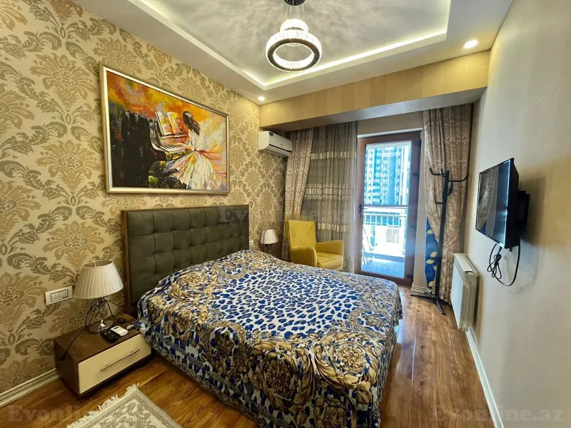 Kirayə verilir 2 otaqlı Mənzil Yeni tikili 80 m² Xətai r. - şəkil 5
