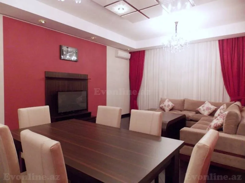Kirayə verilir 3 otaqlı Mənzil Yeni tikili 120 m² Gənclik m. - şəkil 2
