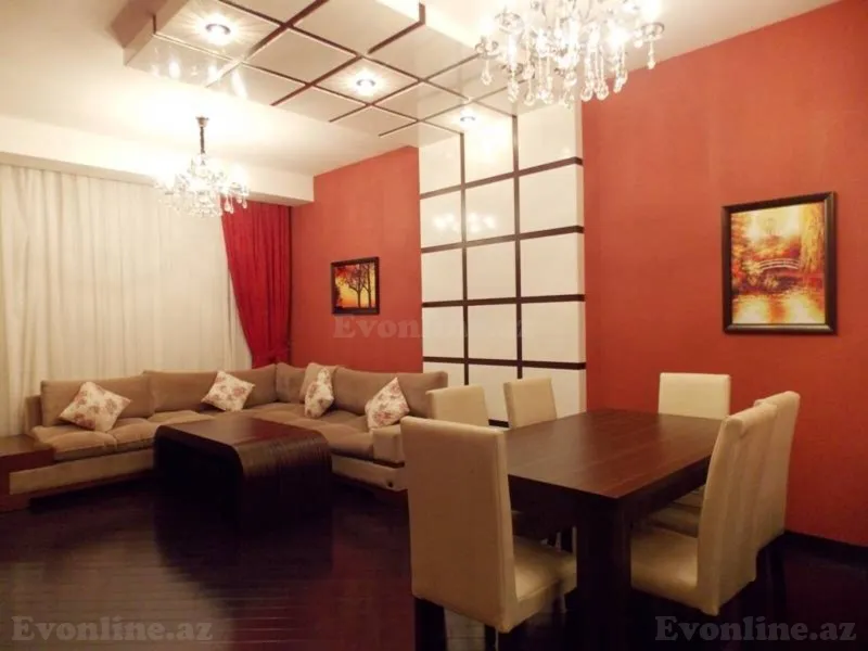 Kirayə verilir 3 otaqlı Mənzil Yeni tikili 120 m² Gənclik m. - şəkil 5