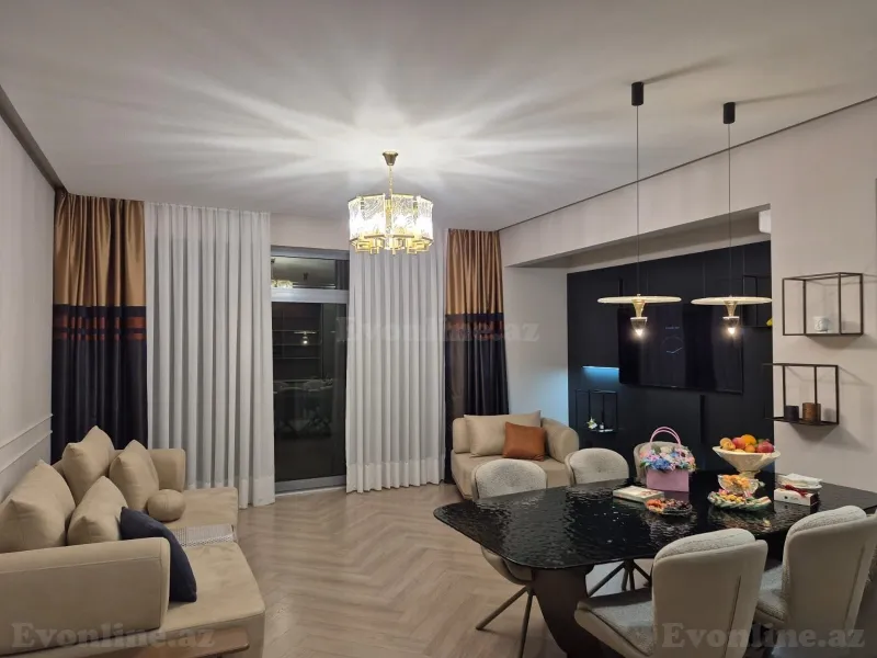 Kirayə verilir 2 otaqlı Mənzil Yeni tikili 120 m² Səbail r. - şəkil 6