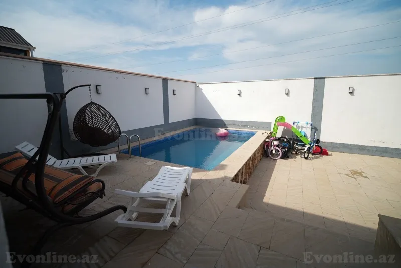 Kirayə verilir 3 otaqlı Həyət evi 130 m² Xəzər r. - şəkil 2