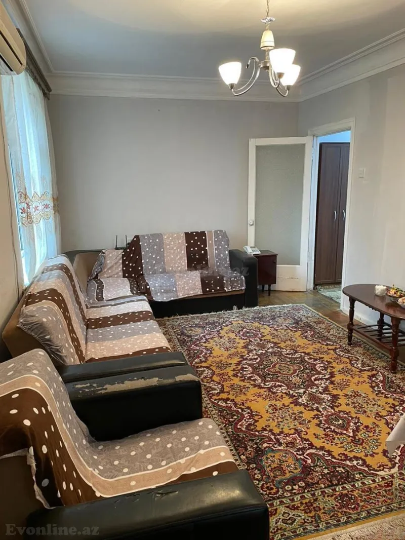 3 otaqlı Mənzil 70 m² Nərimanov r. Kirayə verilir