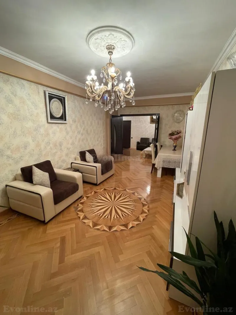 Satılır 3 otaqlı Mənzil Yeni tikili 130 m² Həzi Aslanov m. - şəkil 8