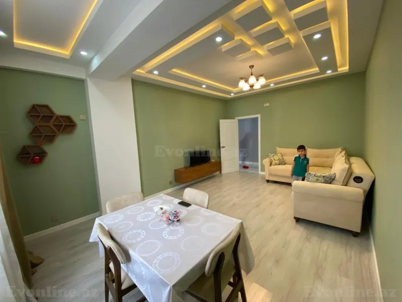 Kirayə verilir 2 otaqlı Mənzil Yeni tikili 80 m² Nəsimi r. - şəkil 5