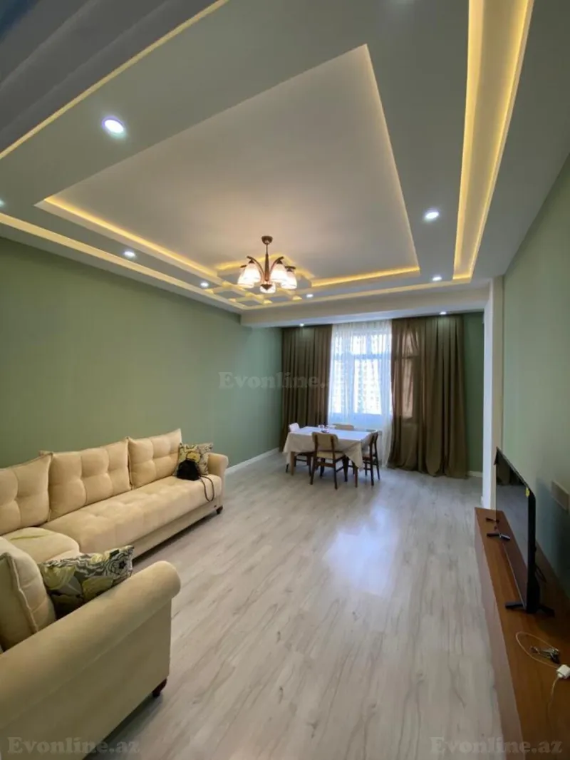 Kirayə verilir 2 otaqlı Mənzil Yeni tikili 80 m² Nəsimi r. - şəkil 14