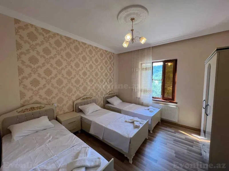 Kirayə verilir 2 otaqlı Həyət evi 250 m² Qəbələ - şəkil 13