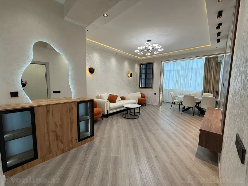 Satılır 2 otaqlı Mənzil Yeni tikili 83 m² Həzi Aslanov m. - şəkil 2