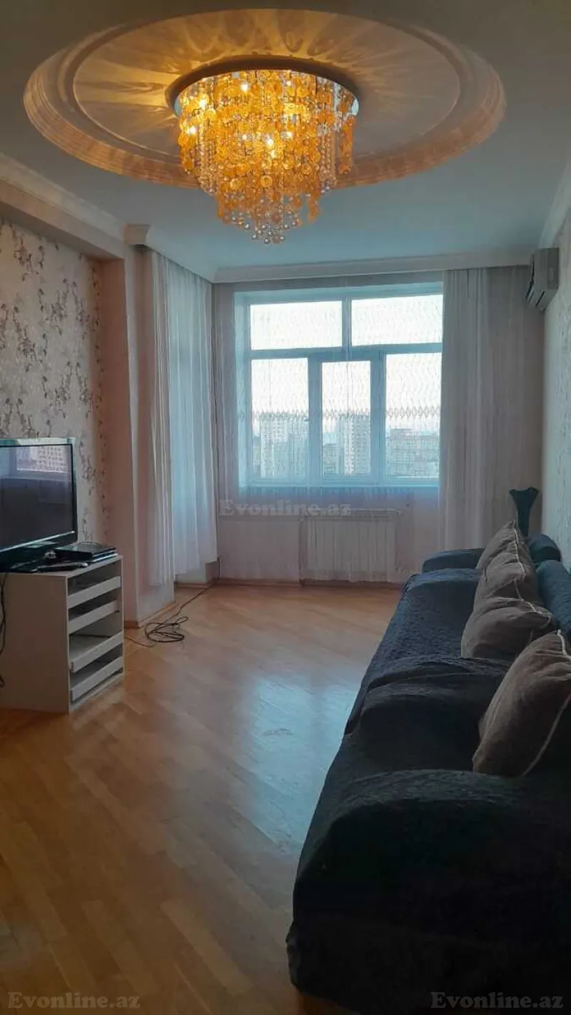 Kirayə verilir 3 otaqlı Mənzil Yeni tikili 130 m² Həzi Aslanov m. - şəkil 10
