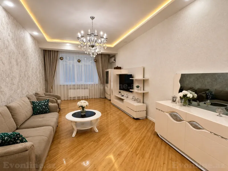 Kirayə verilir 2 otaqlı Mənzil Yeni tikili 90 m² Nəsimi r. - şəkil 3