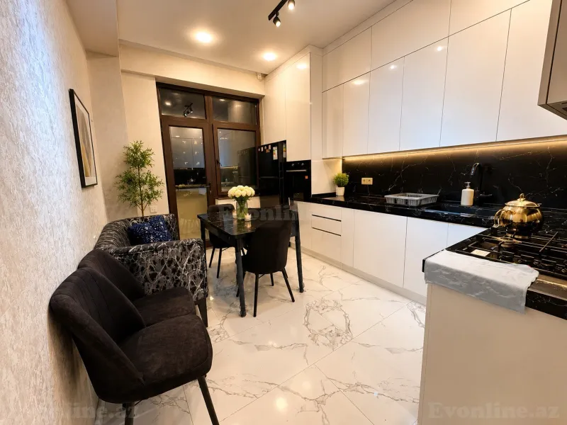 Kirayə verilir 2 otaqlı Mənzil Yeni tikili 90 m² Nəsimi r. - şəkil 7