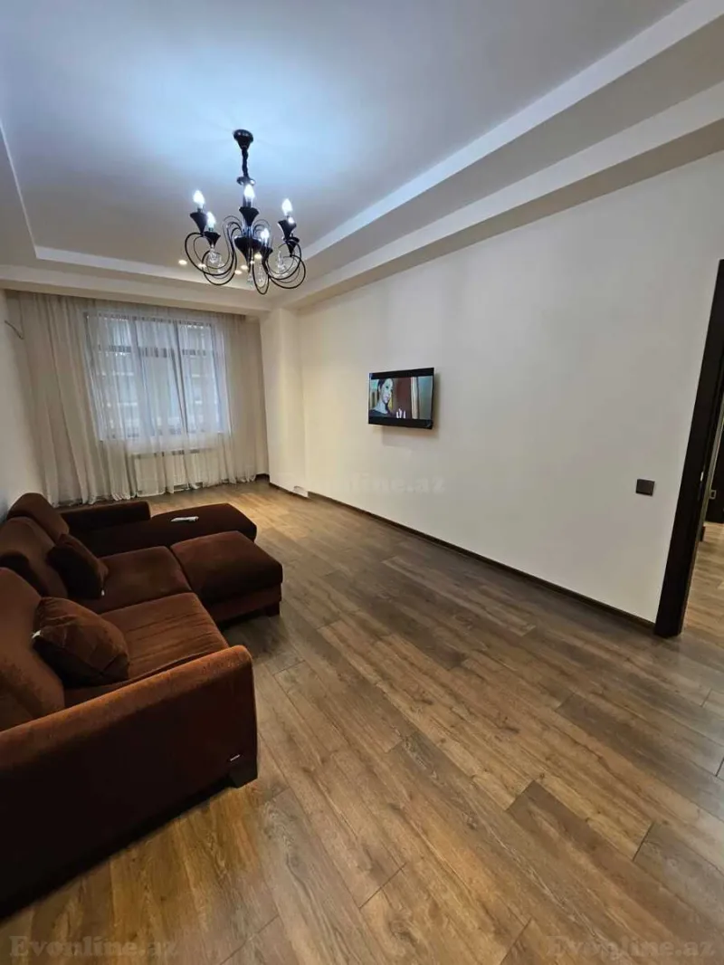 Kirayə verilir 2 otaqlı Mənzil Yeni tikili 100 m² Nərimanov r. - şəkil 2