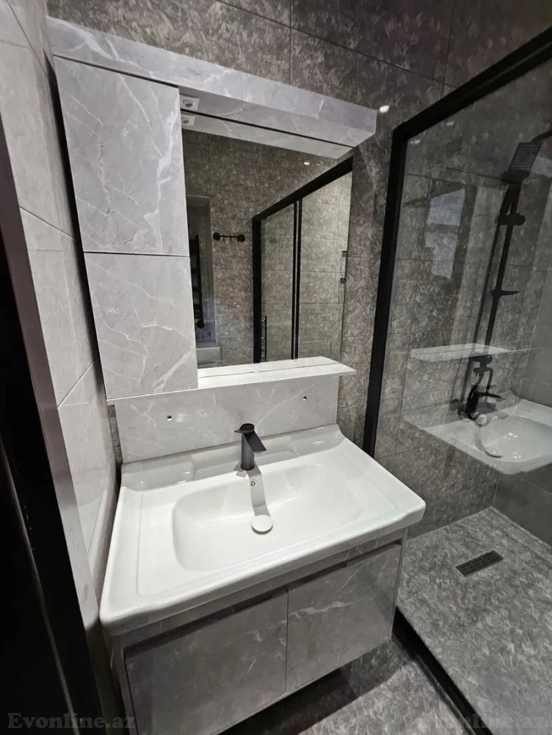 Kirayə verilir 2 otaqlı Mənzil Yeni tikili 100 m² Nərimanov r. - şəkil 13