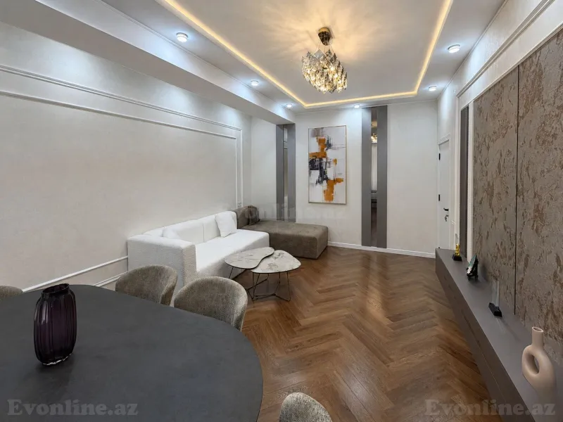 Satılır 2 otaqlı Mənzil Yeni tikili 85 m² Nəsimi r. - şəkil 2