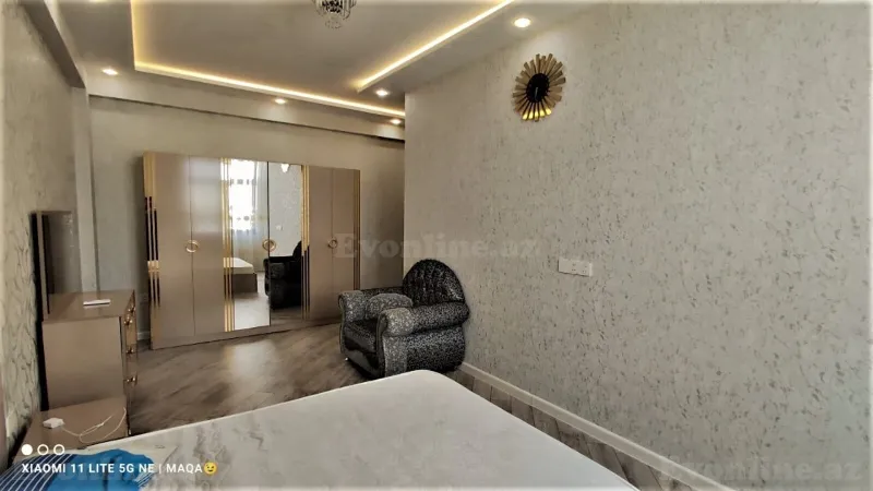 Kirayə verilir 3 otaqlı Mənzil Yeni tikili 115 m² Nəsimi r. - şəkil 2