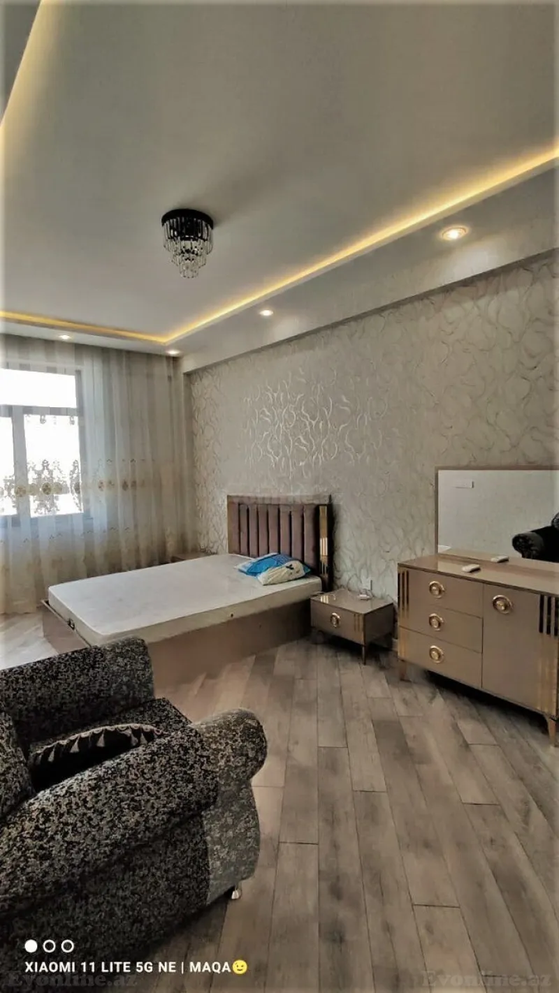 Kirayə verilir 3 otaqlı Mənzil Yeni tikili 115 m² Nəsimi r. - şəkil 3