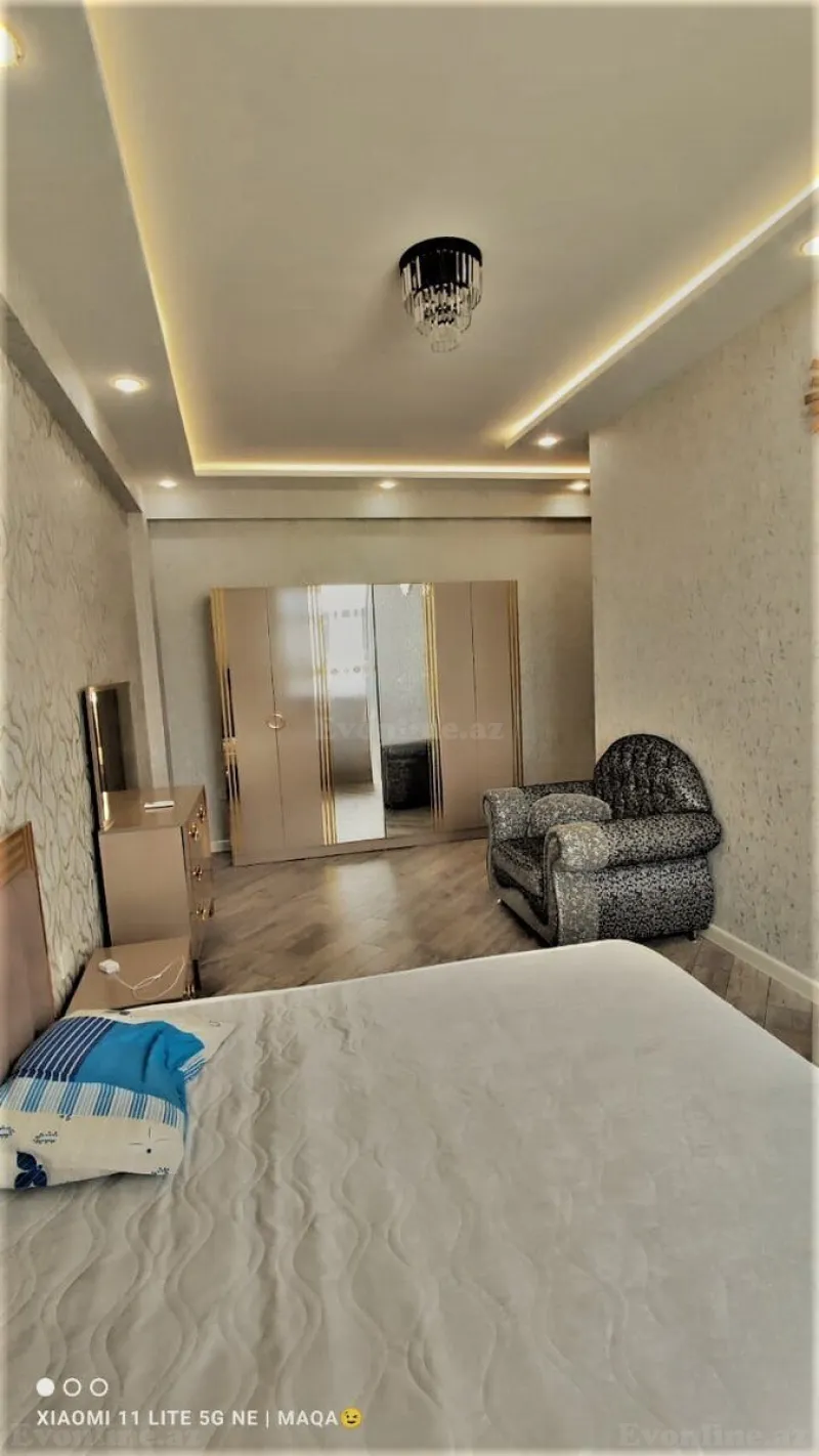 Kirayə verilir 3 otaqlı Mənzil Yeni tikili 115 m² Nəsimi r. - şəkil 5