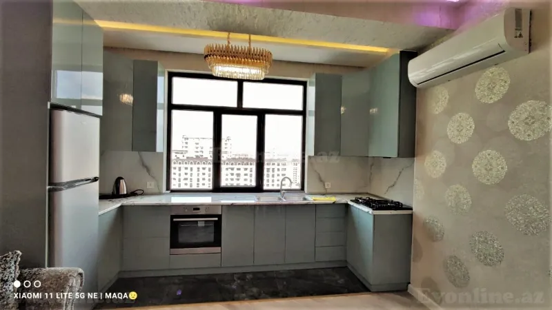 Kirayə verilir 3 otaqlı Mənzil Yeni tikili 115 m² Nəsimi r. - şəkil 6