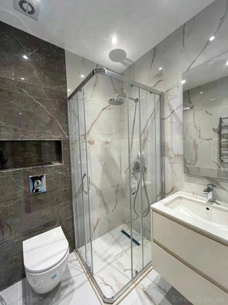 Kirayə verilir 3 otaqlı Mənzil Yeni tikili 80 m² Bakmil m. - şəkil 11