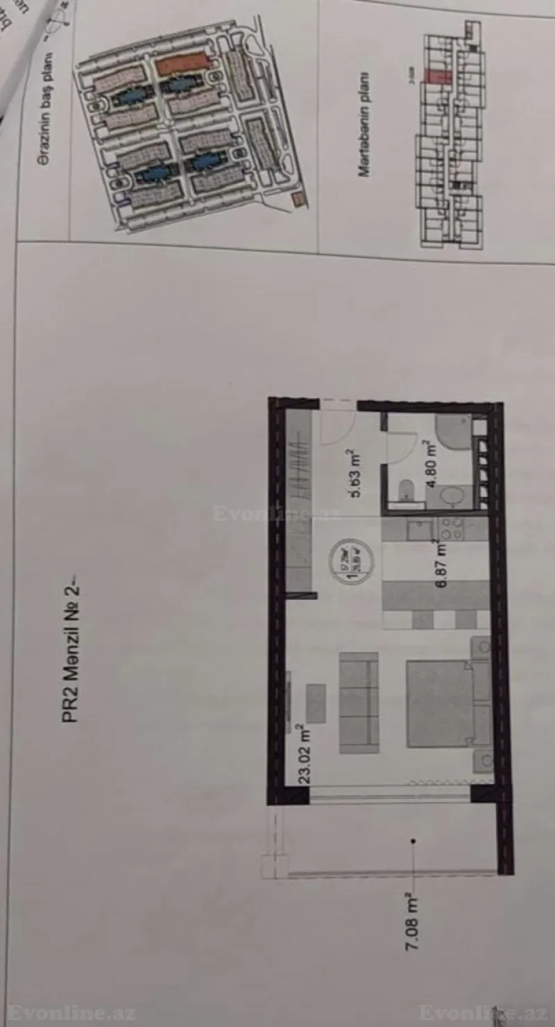 Satılır 1 otaqlı Mənzil Yeni tikili 57.3 m² Nardaran - şəkil 6