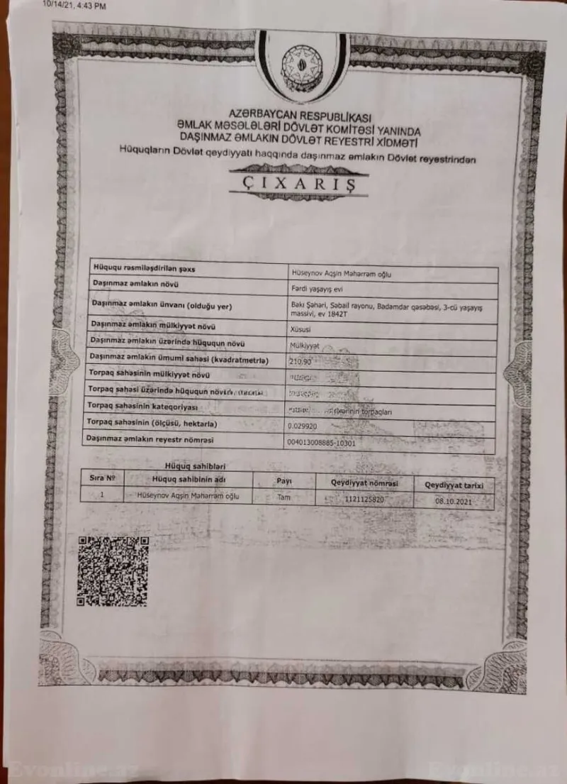 Satılır 7 otaqlı Həyət evi 210 m² Badamdar - şəkil 23
