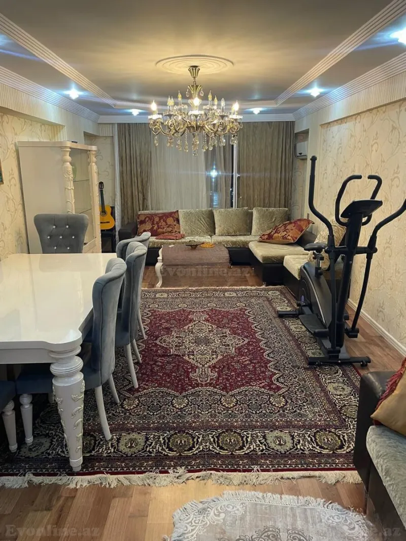 Satılır 3 otaqlı Mənzil Yeni tikili 115 m² İnşaatçılar m. - şəkil 4