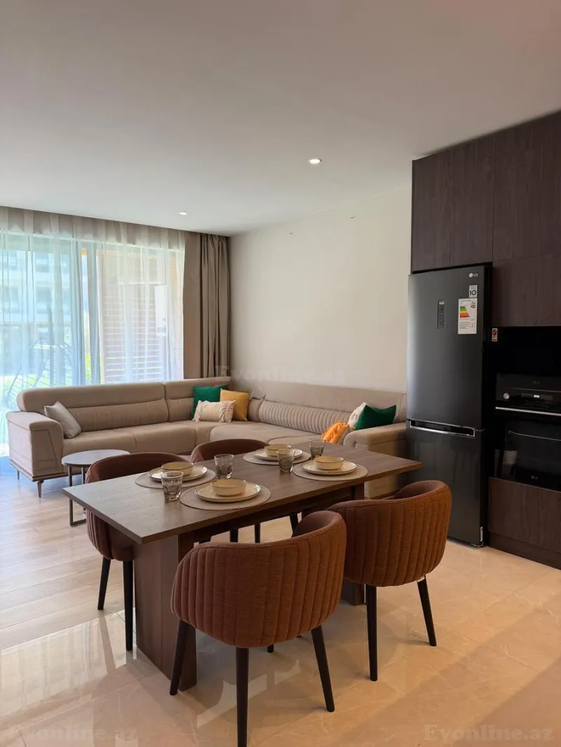 Kirayə verilir 2 otaqlı Mənzil Yeni tikili 96 m² Sea Breeze - şəkil 2