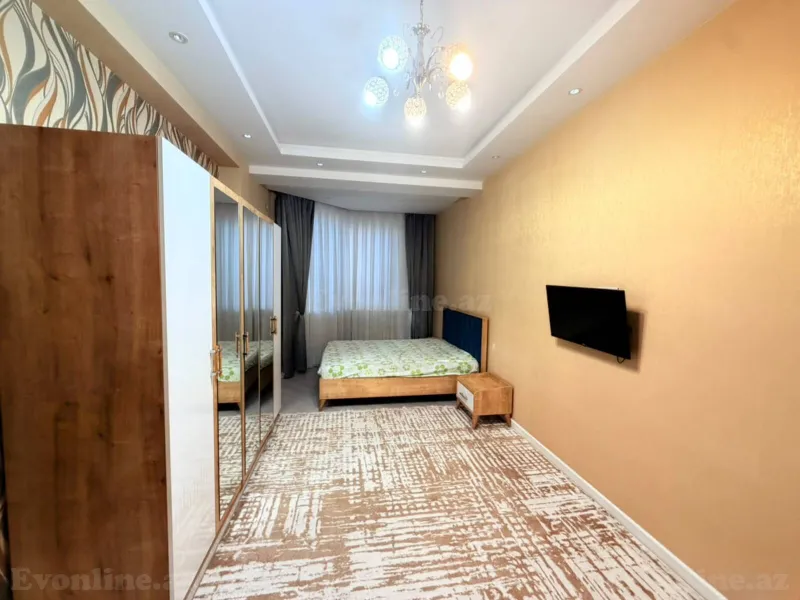 Kirayə verilir 3 otaqlı Mənzil Yeni tikili 140 m² Nəsimi r. - şəkil 2