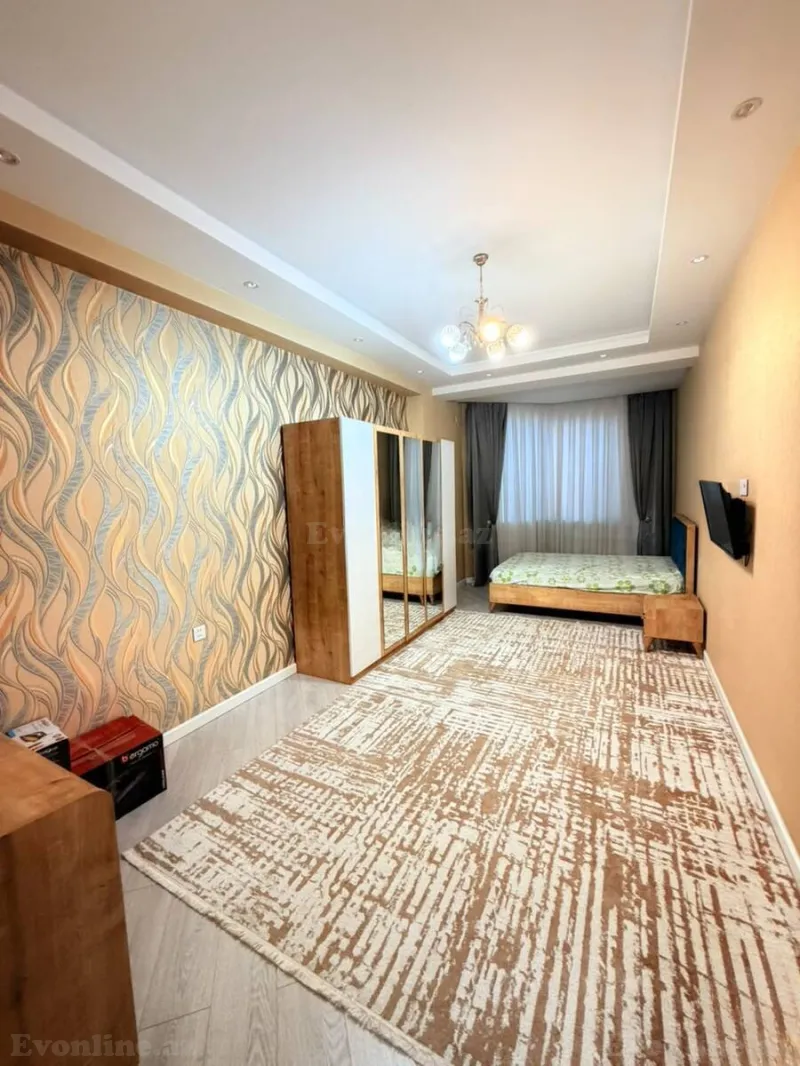 Kirayə verilir 3 otaqlı Mənzil Yeni tikili 140 m² Nəsimi r. - şəkil 3