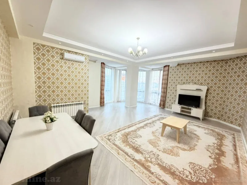 Kirayə verilir 3 otaqlı Mənzil Yeni tikili 140 m² Nəsimi r. - şəkil 4