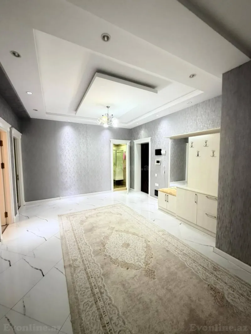 Kirayə verilir 3 otaqlı Mənzil Yeni tikili 140 m² Nəsimi r. - şəkil 9