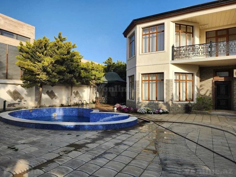 Kirayə verilir 5 otaqlı Həyət evi 250 m² Xəzər r. - şəkil 7
