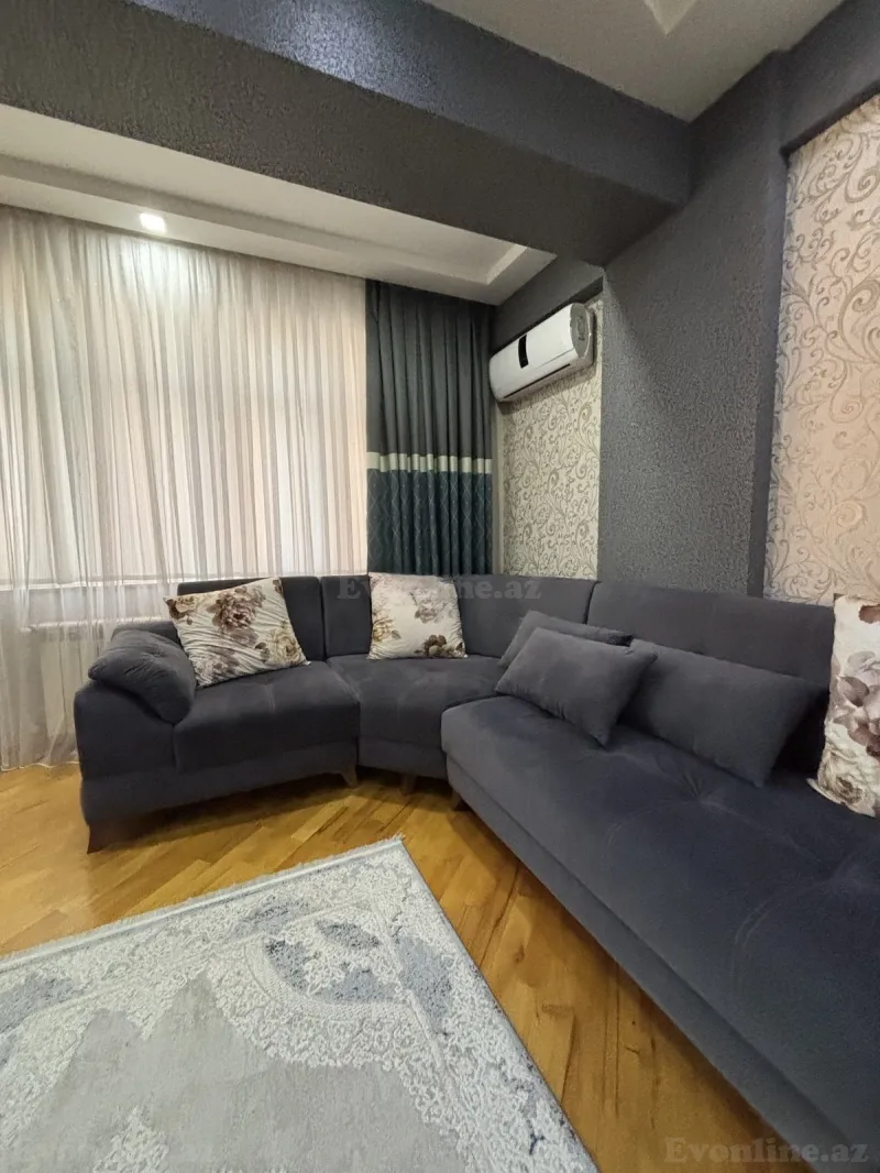 Kirayə verilir 2 otaqlı Mənzil Yeni tikili 75 m² Qara Qarayev m. - şəkil 2