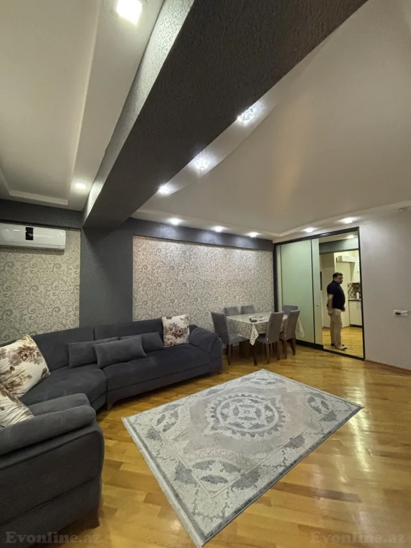 Kirayə verilir 2 otaqlı Mənzil Yeni tikili 75 m² Qara Qarayev m. - şəkil 3