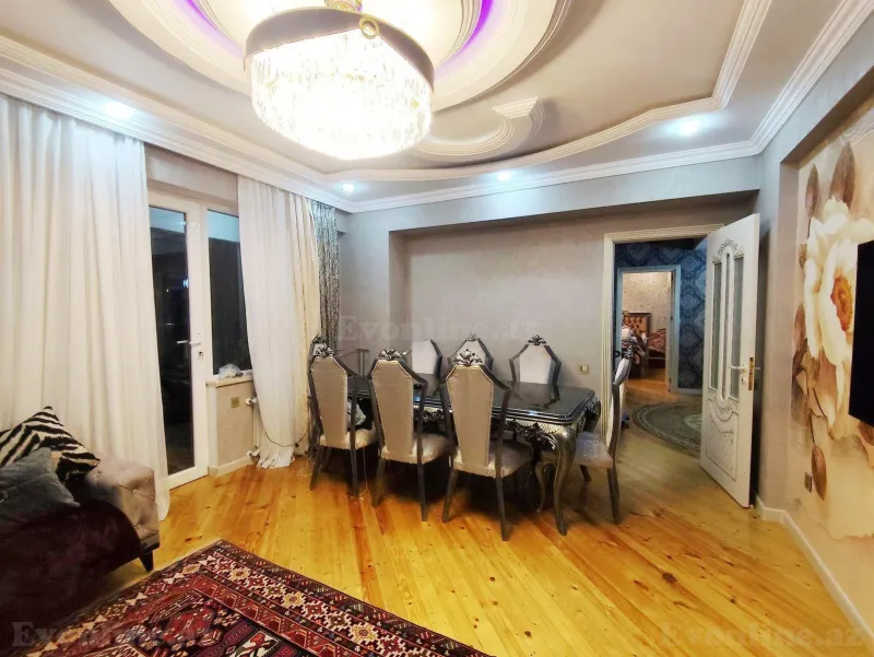 Satılır 3 otaqlı Mənzil Yeni tikili 128 m² Həzi Aslanov m. - şəkil 2